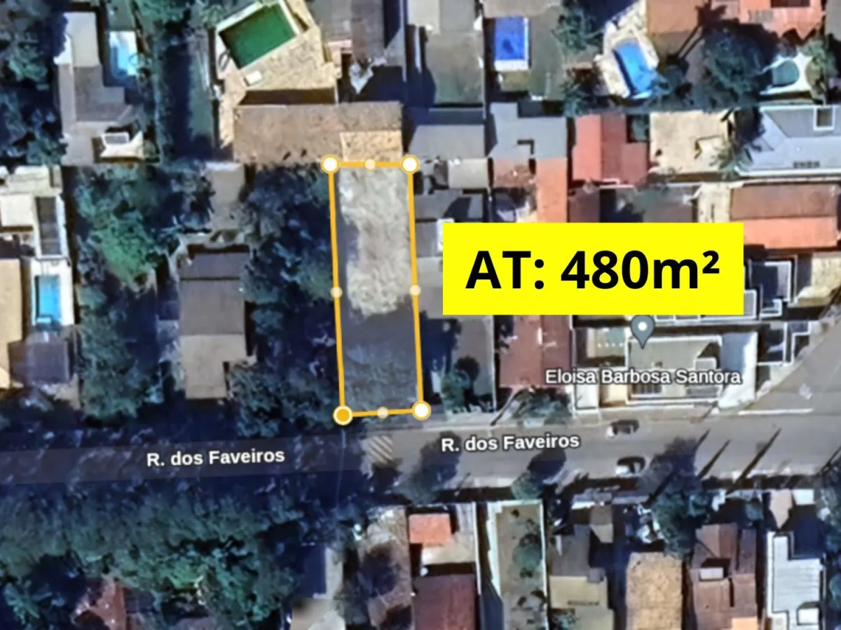 Terreno de 480m² no Jardim dos Pinheiros, Atibaia.